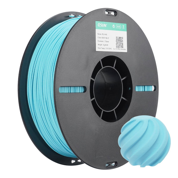 ESUN Filament Baby Blue (NEW) eSUN PLA+ HS High Speed 3D Print Filament 1.75mm 1kg