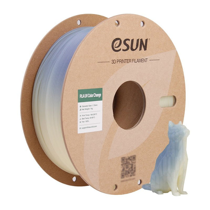 ESUN Filament Blue eSun PLA UV Colour Change 3D Print Filament 1.75mm 1kg
