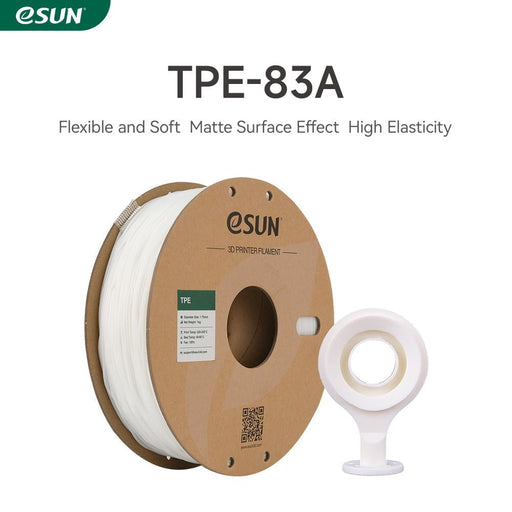 ESUN Filament eSUN eLASTIC Flexible TPE 83A 3D Print Filament 1.75mm 1kg