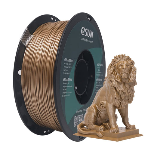 ESUN Filament eSun PLA-Metal Metalic Finish 3D Print Filament 1.75mm 1kg