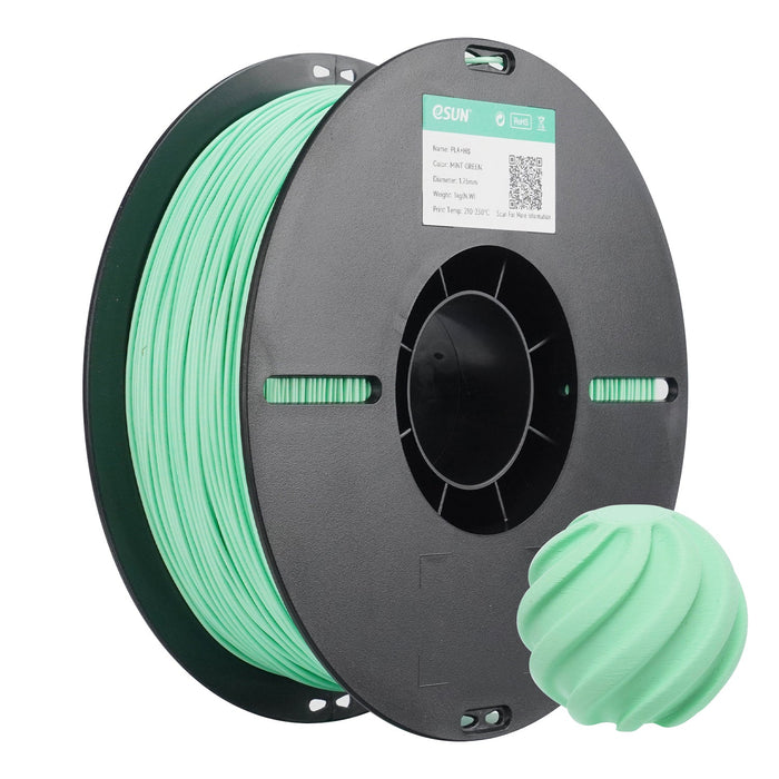 ESUN Filament Mint Green (NEW) eSUN PLA+ HS High Speed 3D Print Filament 1.75mm 1kg