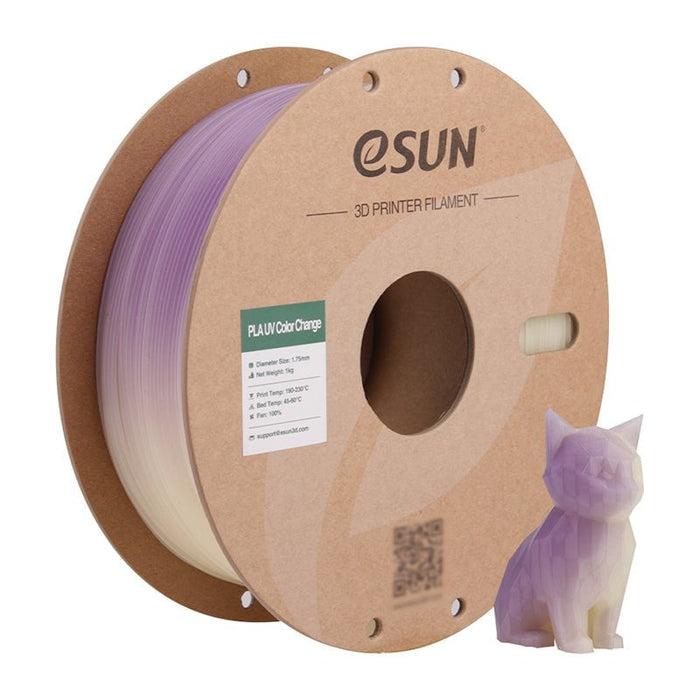 ESUN Filament Purple eSun PLA UV Colour Change 3D Print Filament 1.75mm 1kg