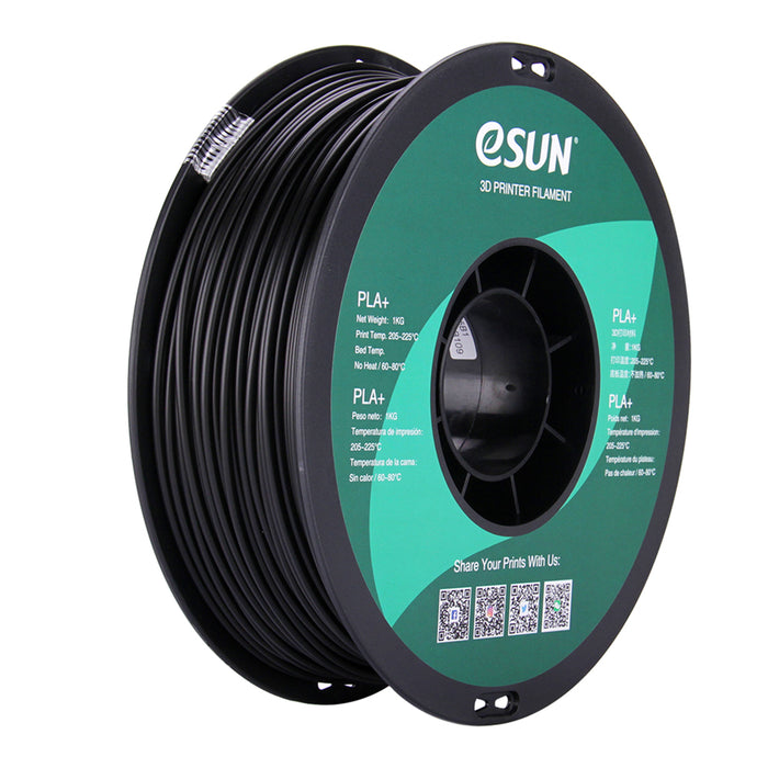 ESUN Filament Black eSUN PLA+ 3D Filament 2.85mm 1kg