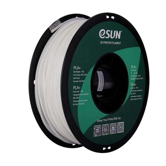 ESUN Filament White (Warm White) eSUN PLA+ 3D Filament 2.85mm 1kg