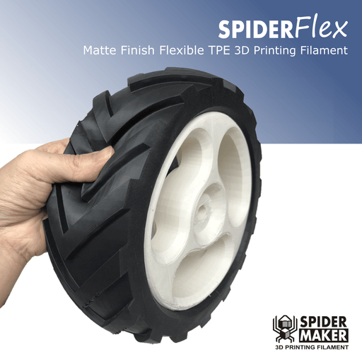 Spidermaker Filament Spidermaker Spiderflex Matte Finish Flexible TPE 75A Filament 1.75mm 500g