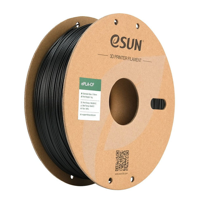ESUN Black eSun PLA-CF Carbon Fibre 3D Print Filament 1.75mm 1kg