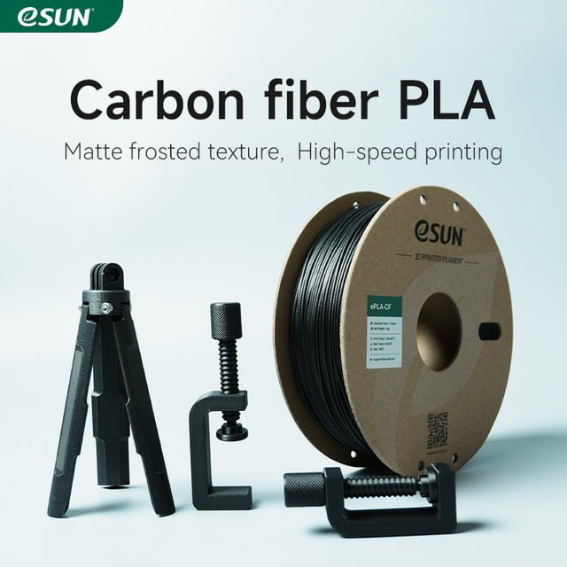 ESUN eSun PLA-CF Carbon Fibre 3D Print Filament 1.75mm 1kg
