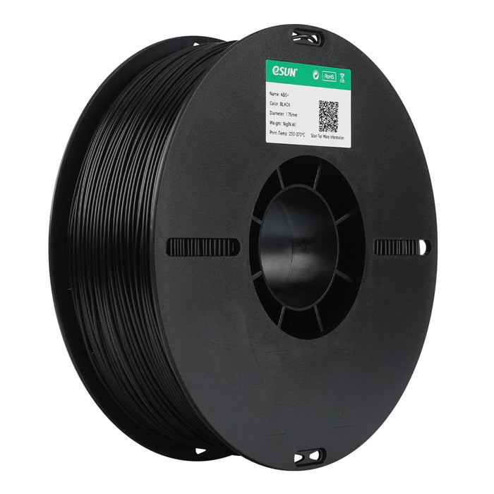 ESUN Filament Black eSUN ABS+ 3D Filament 1.75mm 1kg