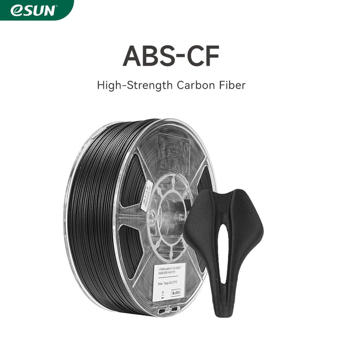 ESUN Filament Black eSun ABS-CF Carbon Fibre 3D Print Filament 1.75mm 1kg