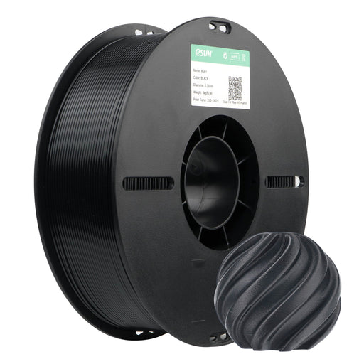 ESUN Filament Black eSun ASA+ 3D Print Filament 1kg 1.75mm