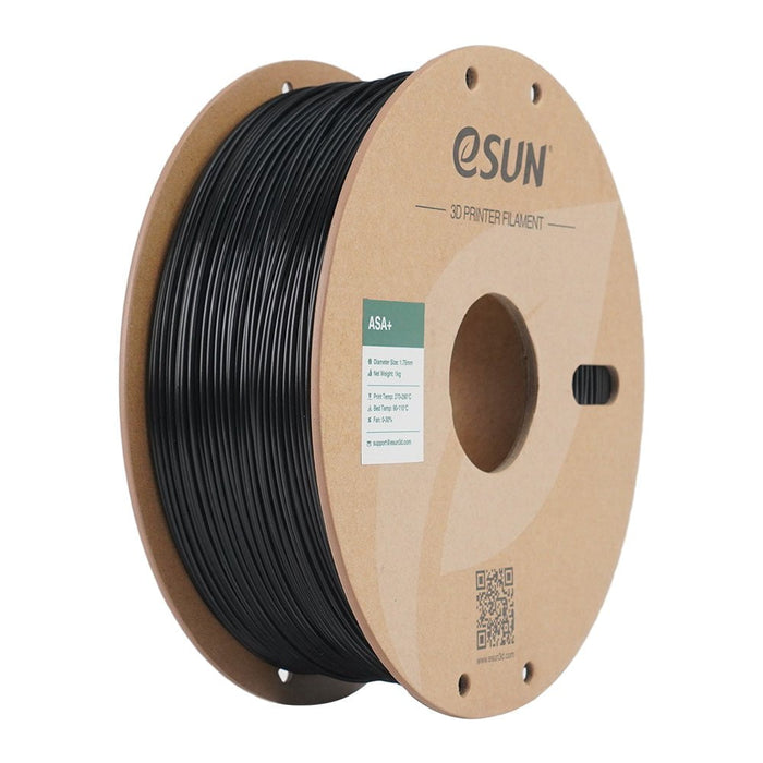 ESUN Filament Black eSun ASA+ 3D Print Filament 1kg 1.75mm