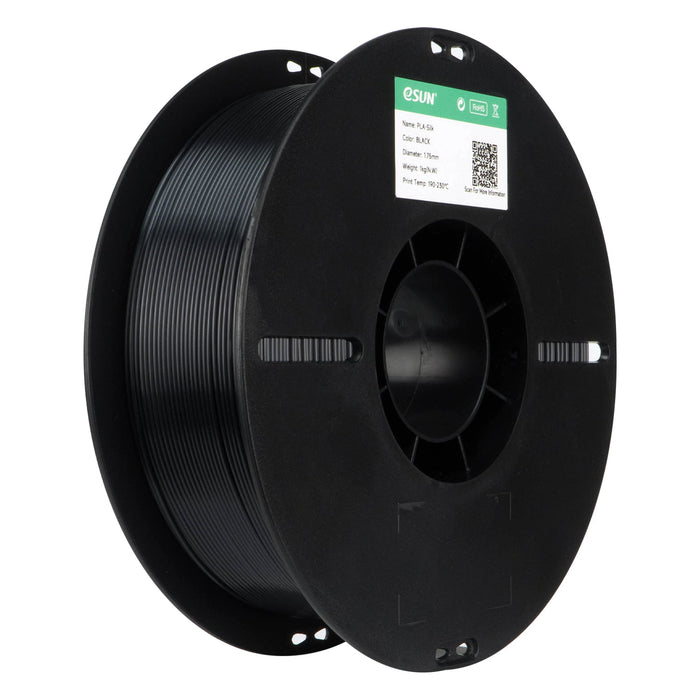 ESUN Filament Black eSun Silk PLA 3D Print Filament 1.75mm 1kg