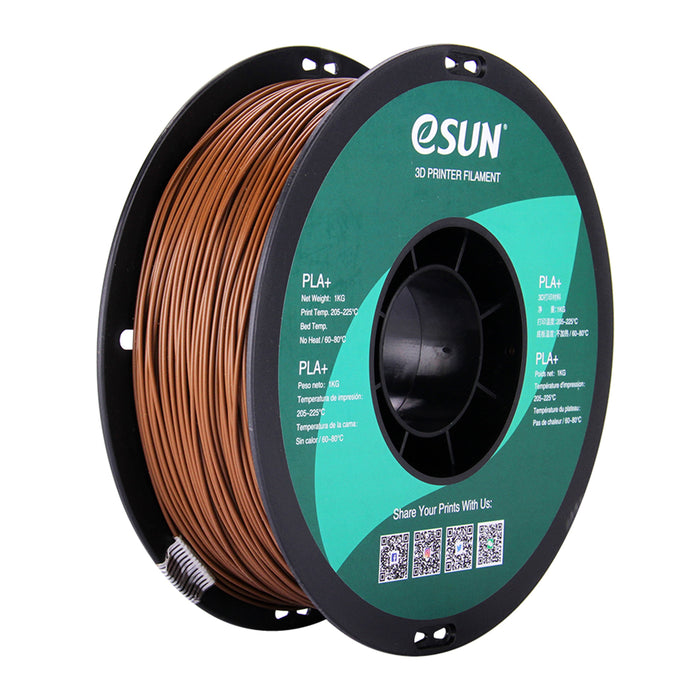 ESUN Filament Brown (High Speed PLA+ HS) eSUN PLA+ HS High Speed 3D Print Filament 1.75mm 1kg