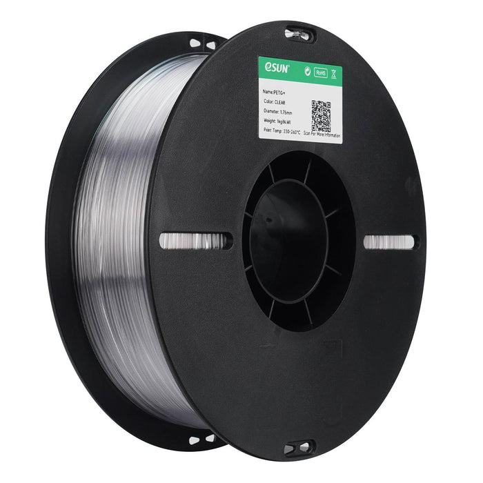 ESUN Filament Clear eSUN PETG+ 3D Filament 1.75mm 1kg