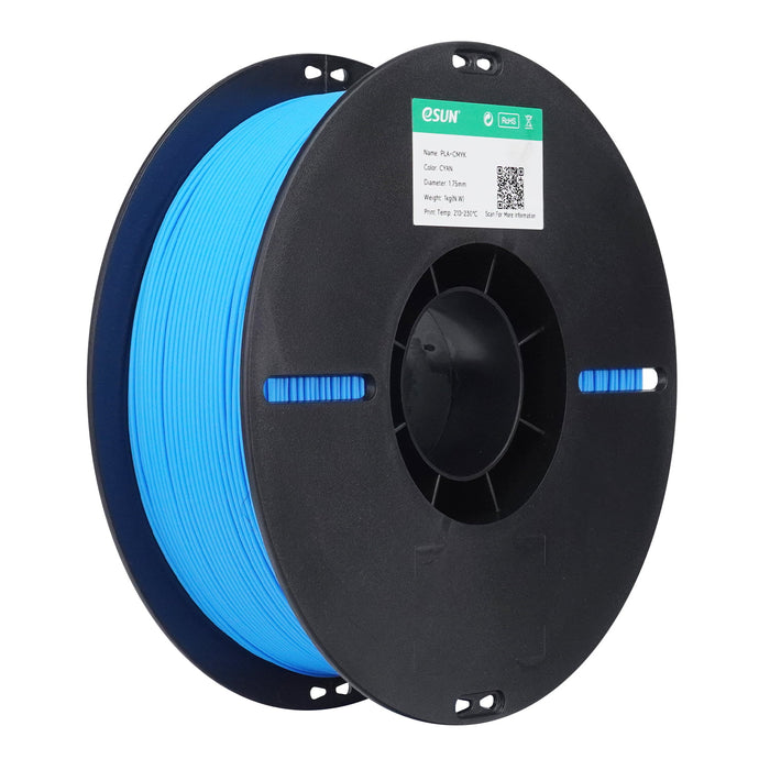 ESUN Filament Cyan eSun PLA CMYK Lithophane 3D Print Filament 1.75mm