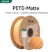 ESUN Filament eSun PETG Matte 3D Print Filament 1.75mm 1kg