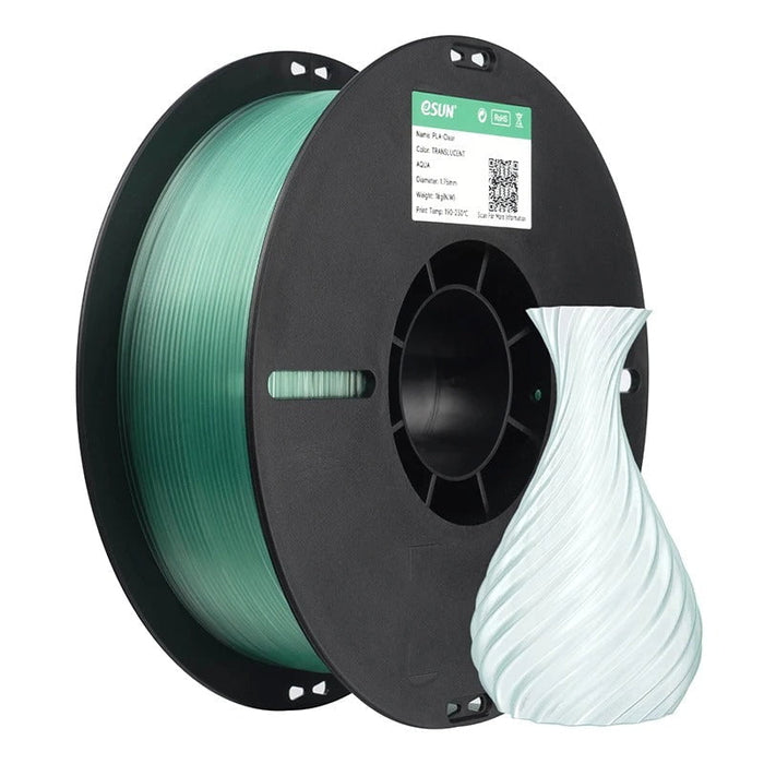 ESUN Filament eSun PLA-Clear Rainbow 3D Print Filament 1.75mm 1kg