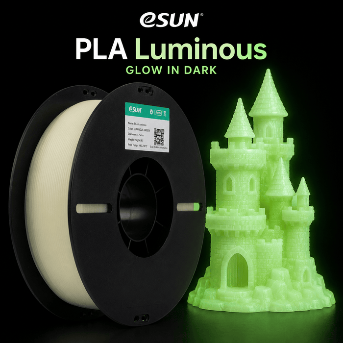 ESUN Filament eSUN PLA Luminous Glow-In-Dark 3D Print Filament 1.75mm & 2.85mm 1kg