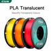 ESUN Filament eSUN PLA Translucent 3D Filament 1.75mm 1kg
