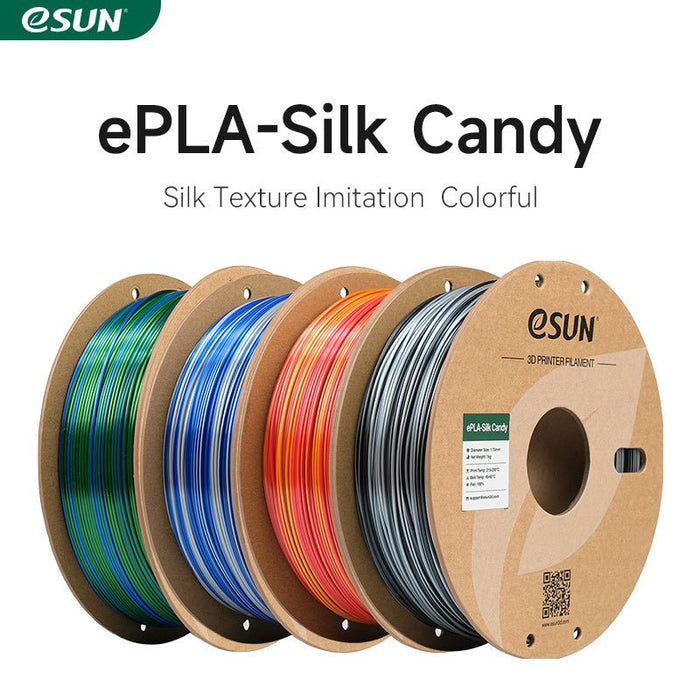 ESUN Filament Esun Silk PLA Candy 3D Print Filament 1.75mm 1kg