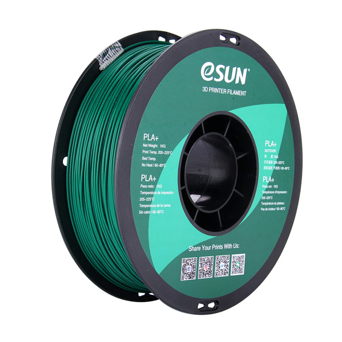 ESUN Filament Green (High Speed PLA+ HS) eSUN PLA+ HS High Speed 3D Print Filament 1.75mm 1kg