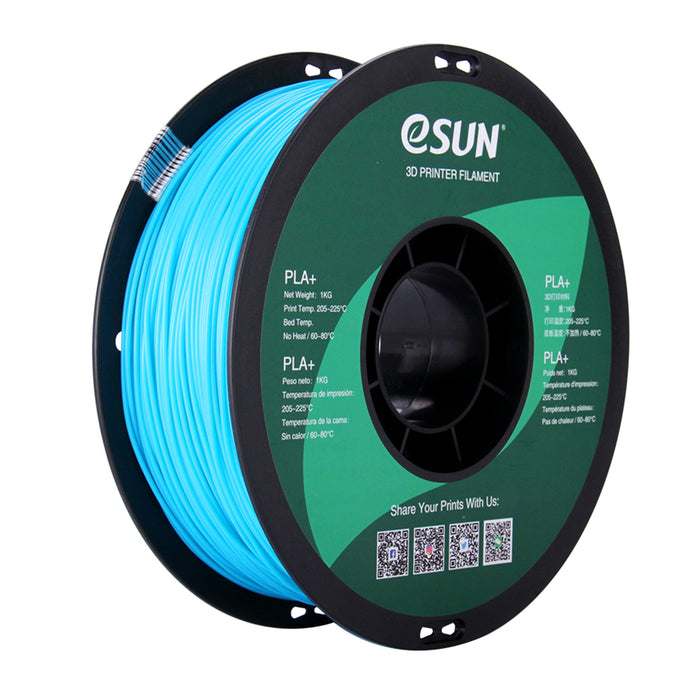 ESUN Filament Light Blue (High Speed PLA+ HS) eSUN PLA+ HS High Speed 3D Print Filament 1.75mm 1kg