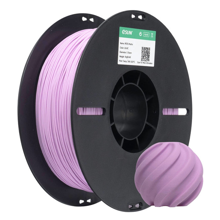 ESUN Filament Lilac eSun PETG Matte 3D Print Filament 1.75mm 1kg