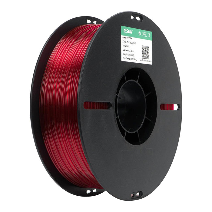 ESUN Filament Magenta (Transparent) eSUN PETG+ 3D Filament 1.75mm 1kg