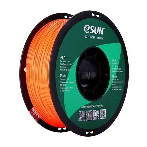 ESUN Filament Orange (High Speed PLA+ HS) eSUN PLA+ HS High Speed 3D Print Filament 1.75mm 1kg