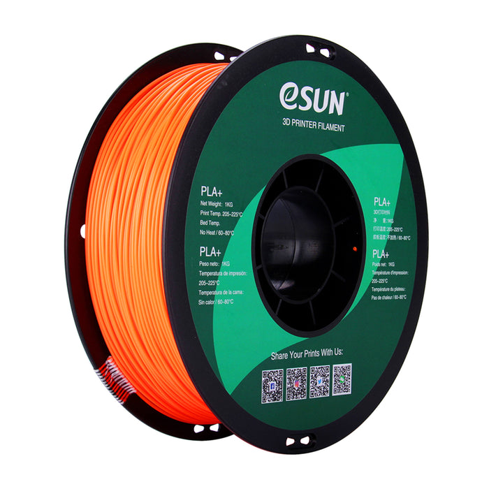 ESUN Filament Orange (High Speed PLA+ HS) eSUN PLA+ HS High Speed 3D Print Filament 1.75mm 1kg