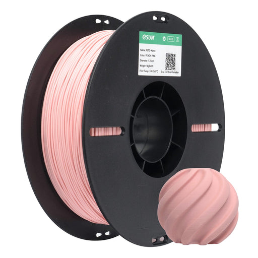 ESUN Filament Peach Pink eSun PETG Matte 3D Print Filament 1.75mm 1kg
