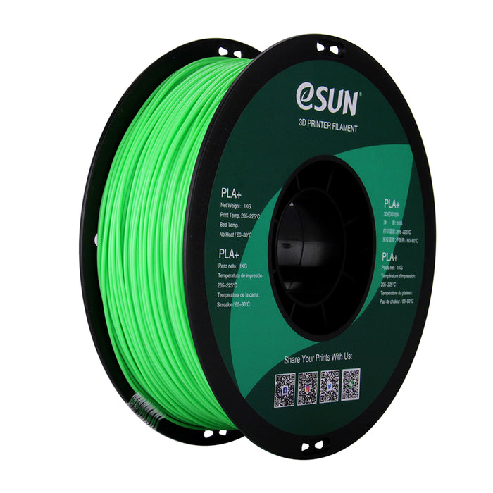 ESUN Filament Peak Green (High Speed PLA+ HS) eSUN PLA+ HS High Speed 3D Print Filament 1.75mm 1kg