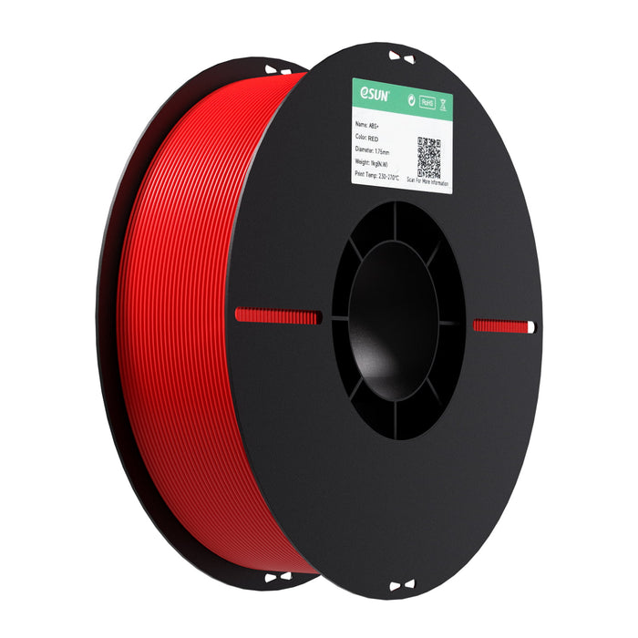 ESUN Filament Red eSUN ABS+ 3D Filament 1.75mm 1kg