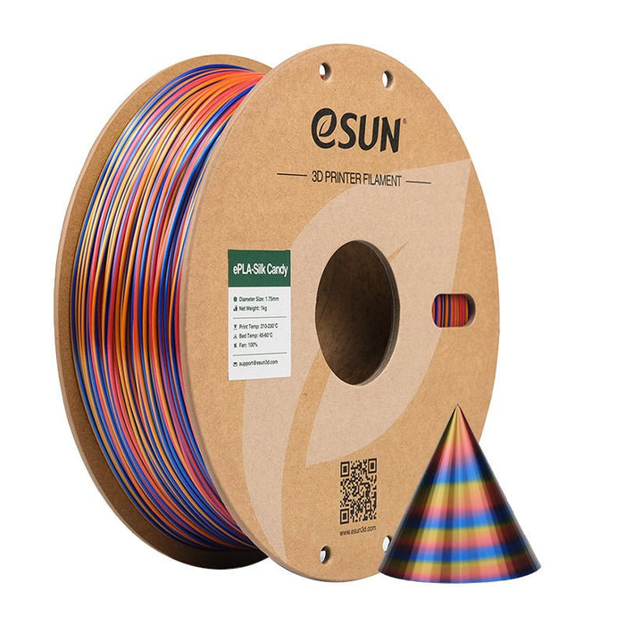 ESUN Filament Red Gold Blue Esun Silk PLA Candy 3D Print Filament 1.75mm 1kg