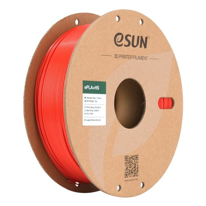 ESUN Filament Red (High Speed PLA+ HS) eSUN PLA+ HS High Speed 3D Print Filament 1.75mm 1kg