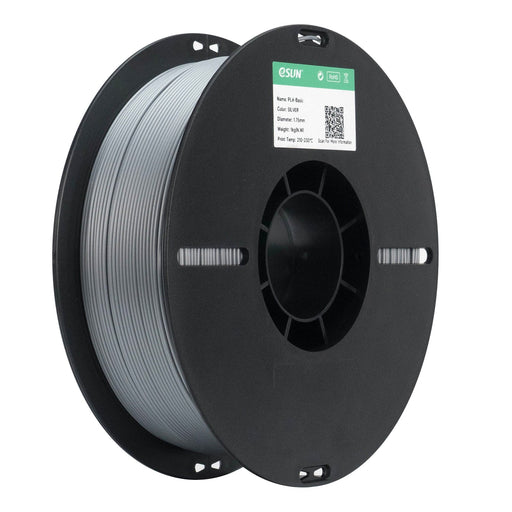 ESUN Filament Silver ESUN Basic PLA Speed 3D Print Filament 1.75mm 1kg