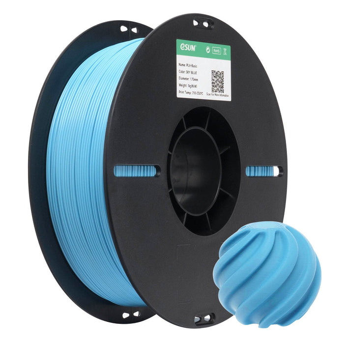 ESUN Filament Sky Blue eSUN PLA Basic 3D Print Filament 1.75mm 1kg