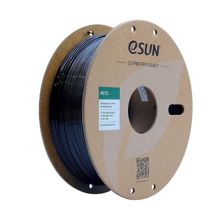 ESUN Filament Solid Black eSUN PETG 3D Filament 1.75mm 1kg