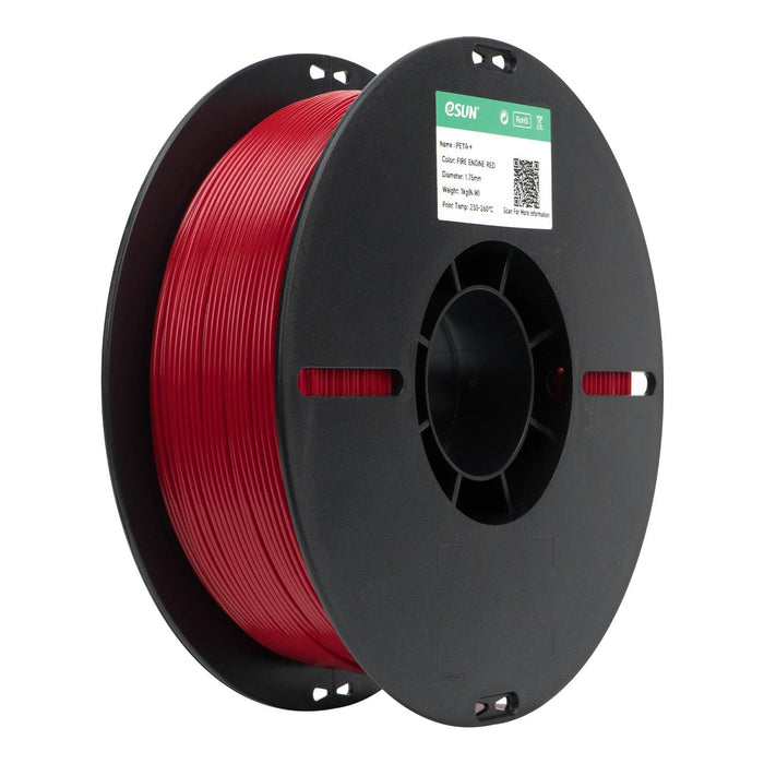 ESUN Filament Solid Fire Engine Red eSUN PETG+ 3D Filament 1.75mm 1kg