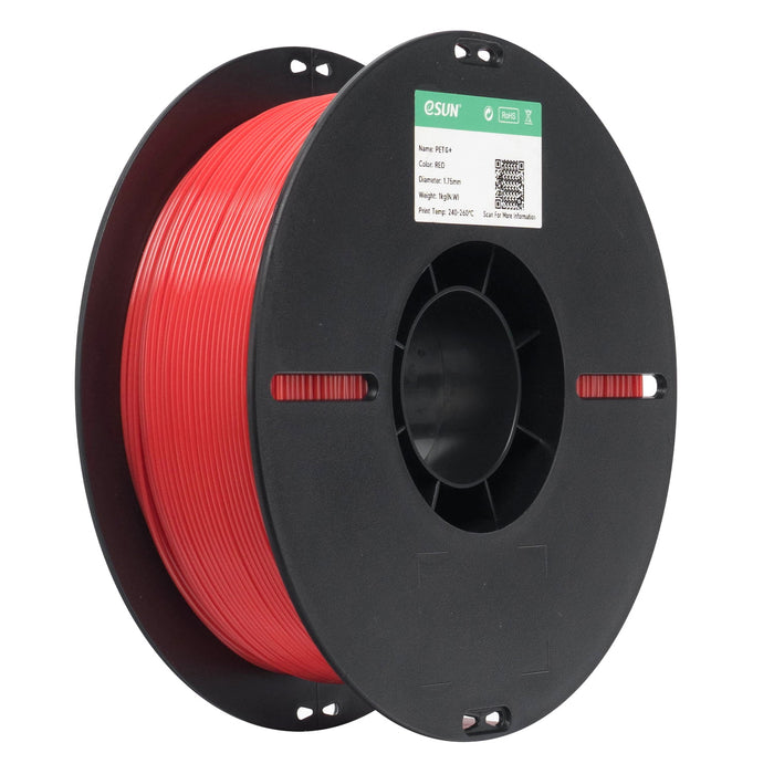 ESUN Filament Solid Red eSUN PETG+ 3D Filament 1.75mm 1kg
