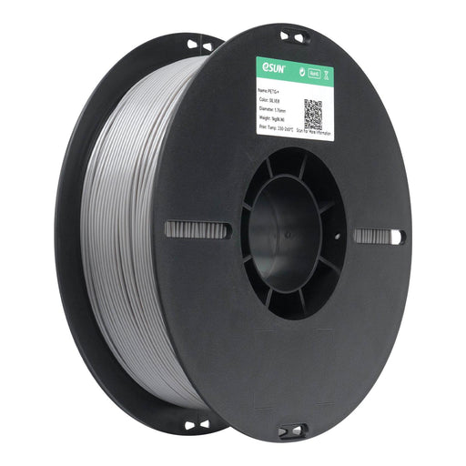 ESUN Filament Solid Silver eSUN PETG+ 3D Filament 1.75mm 1kg