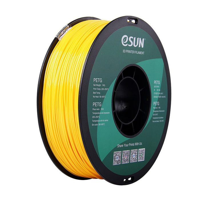 ESUN Filament Solid Yellow eSUN PETG 3D Filament 1.75mm 1kg