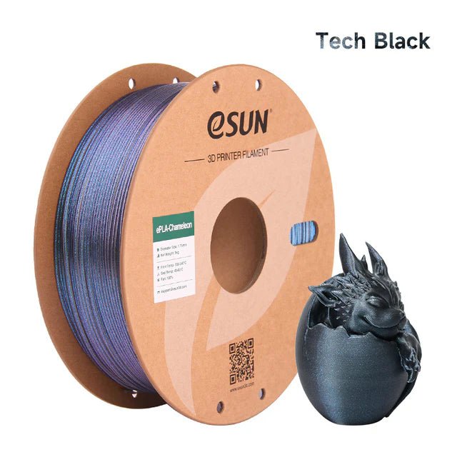 ESUN Filament Tech Black eSun PLA Chameleon 3D Print Filament 1.75mm 1kg