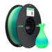 ESUN Filament Translucent Blue Green eSun PLA-Clear Rainbow 3D Print Filament 1.75mm 1kg
