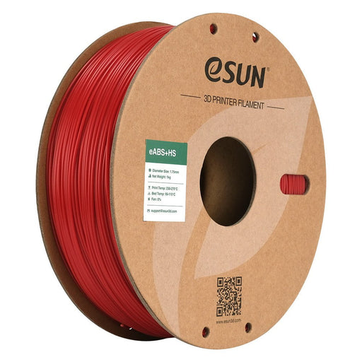 ESUN Fire Engine Red ESun ABS+HS High Speed 3D Print Filament 1.75mm 1kg