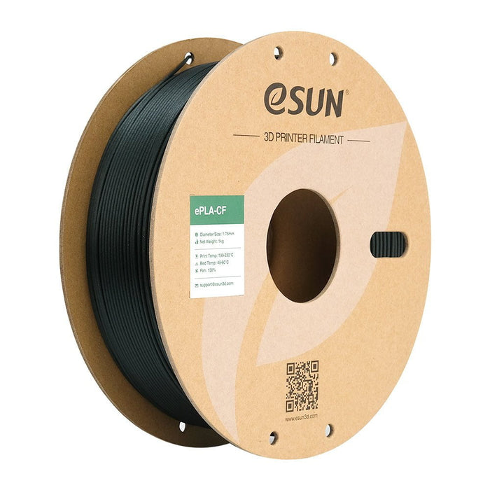 ESUN Green eSun PLA-CF Carbon Fibre 3D Print Filament 1.75mm 1kg