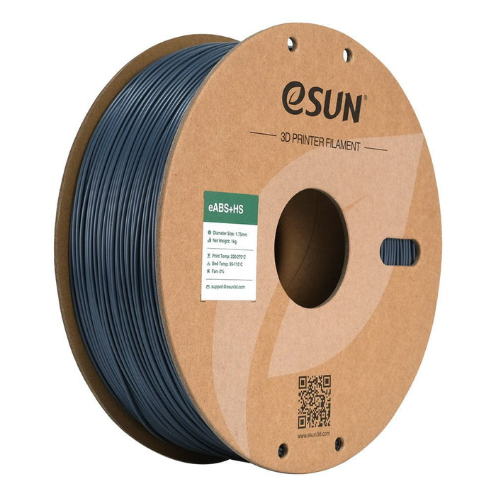 ESUN Grey ESun ABS+HS High Speed 3D Print Filament 1.75mm 1kg
