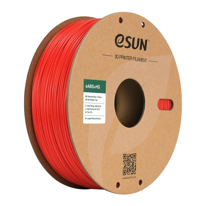 ESUN Red ESun ABS+HS High Speed 3D Print Filament 1.75mm 1kg
