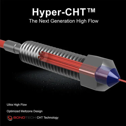 Micro Swiss 3D Printer & Accessories Micro Swiss FlowTech™ Hyper-CHT™ Nozzle