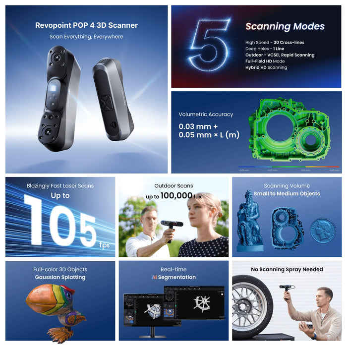 Revopoint 3D Scanners Revopoint POP 4 3D Scanner